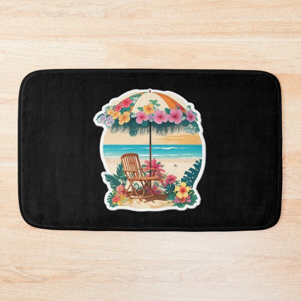 Item preview, Chill at the Beach - Hawaii Flowers Umbrella designed and sold by NautiChic.