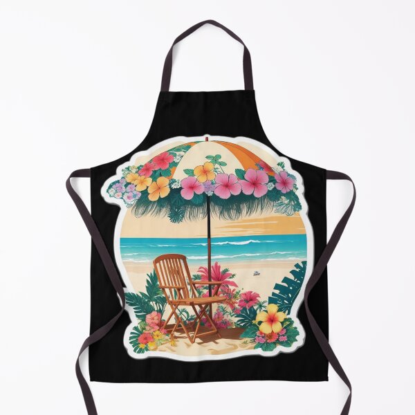 Item preview, Chill at the Beach - Hawaii Flowers Umbrella designed and sold by NautiChic.