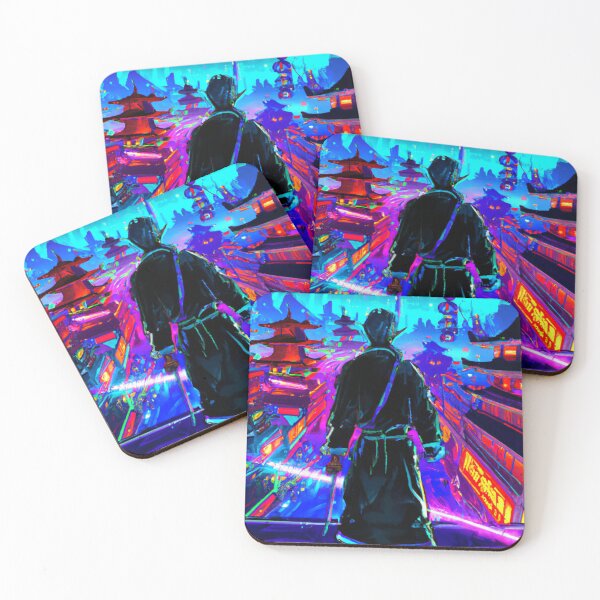 Item preview, Neon Samurai: Fusion of Tradition and Future designed and sold by Drake Lewdly.