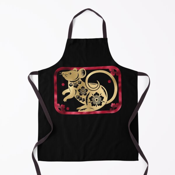 Item preview, Year of the Rat | Happy Chinese New Year | Lunar New Year | Gold and Red designed and sold by StarryHeavens.