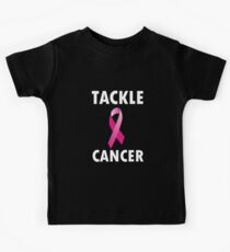 Football Breast Cancer T-Shirt Kids Tee