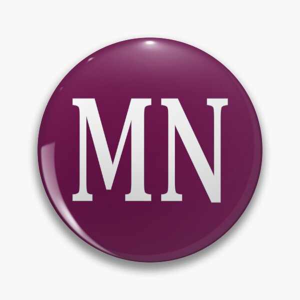 Artikelvorschau, MN-Initialen-Monogramm-elegante weiße Buchstaben entworfen und verkauft von Jeallan Designs.