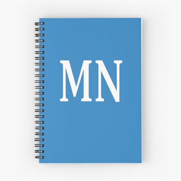 Item preview, MN Initials Monogram Elegant White Letters designed and sold by Jeallan Designs.