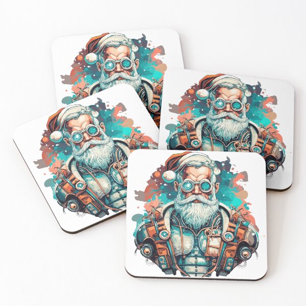 Item preview, Steampunk Santa in Glasses designed and sold by Kombinerki.