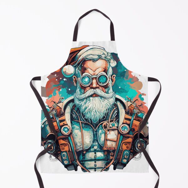 Item preview, Steampunk Santa in Glasses designed and sold by Kombinerki.