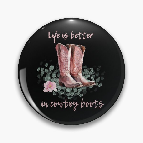 Item preview, La vida es mejor con botas de vaquero Coastal Cowgirl designed and sold by Daria-Shop.