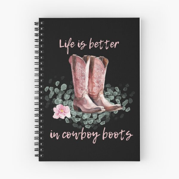 Item preview, La vida es mejor con botas de vaquero Coastal Cowgirl designed and sold by Daria-Shop.