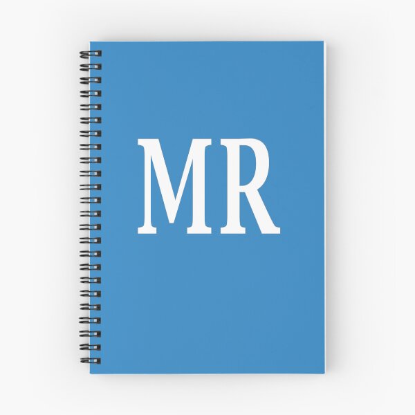 Item preview, MR Initials Monogram Elegant White Letters designed and sold by Jeallan Designs.