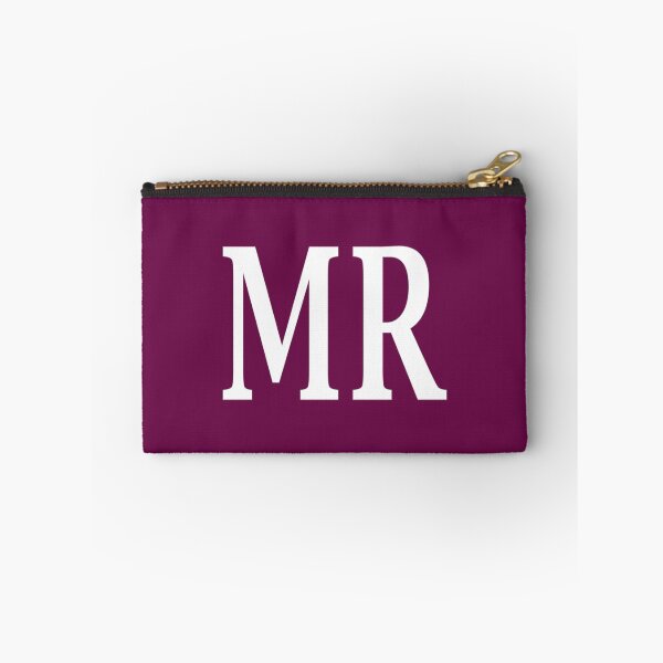 Item preview, MR Initials Monogram Elegant White Letters designed and sold by Jeallan Designs.