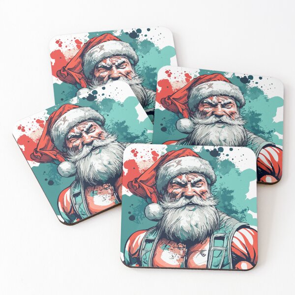 Item preview, Muscular Santa designed and sold by Kombinerki.