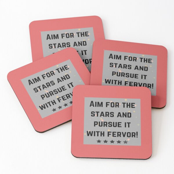 Item preview, Aim for the stars, pursue it with fervor! designed and sold by Kimmi graphics.