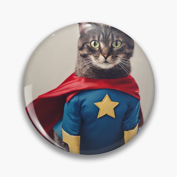 Item preview, cat super hero digital paper designed and sold by pig2u.