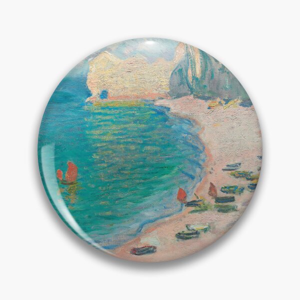 Item preview, Large Print Clothing, Stickers & Magnets, Graphic T-Shirts, Mouse Pads, Claude Monet The Beach and The Falaise D_Amont designed and sold by Suzana Djordjevic.