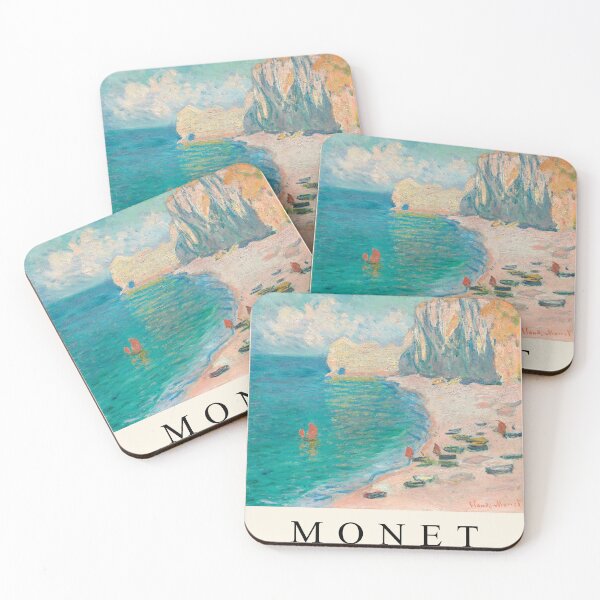 Item preview, Large Print Clothing, Stickers & Magnets, Graphic T-Shirts, Mouse Pads, Claude Monet The Beach and The Falaise D_Amont designed and sold by Suzana Djordjevic.