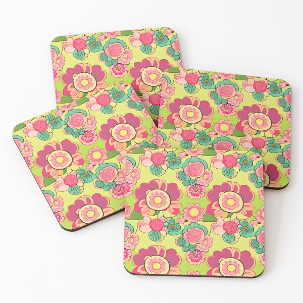 Artikelvorschau, Retro Blumen Muster entworfen und verkauft von homestylemarket.