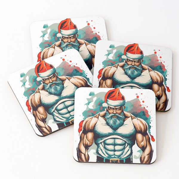 Item preview, Muscular Santa designed and sold by Kombinerki.
