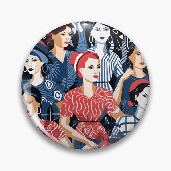 Item preview, Patrón de mujeres fuertes e independientes designed and sold by SmileshareShop.