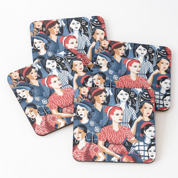 Item preview, Patrón de mujeres fuertes e independientes designed and sold by SmileshareShop.