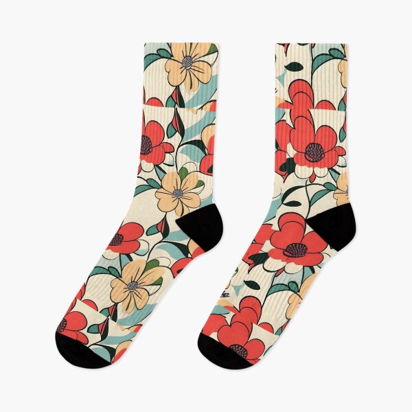 Artikelvorschau, Retro Blumen Muster entworfen und verkauft von homestylemarket.