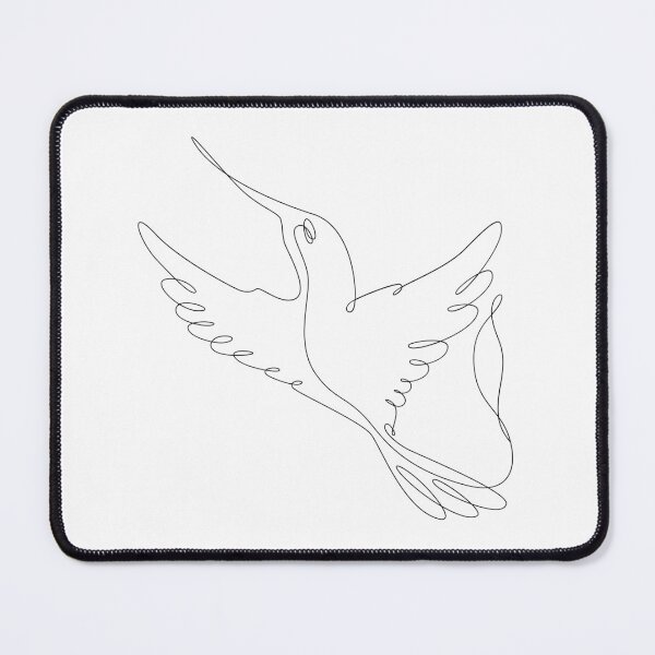 Item preview, Black Outline  transparent colibri bird designed and sold by VaskanianArt.