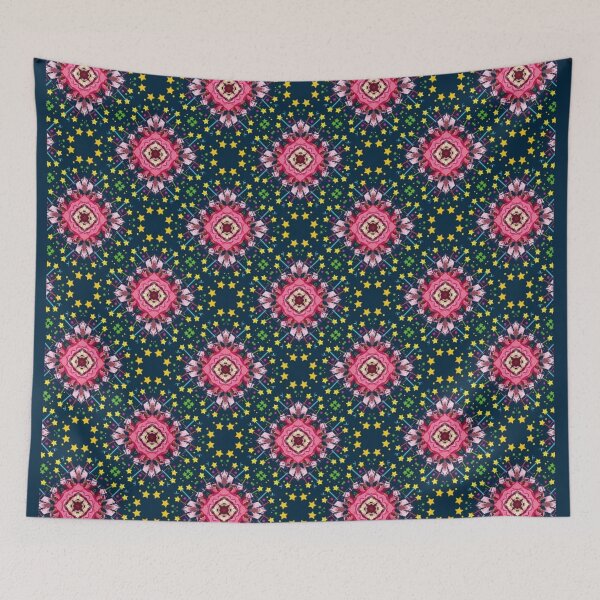 Item preview, jardín rómbico en rosa y verde designed and sold by ritusdesigns.