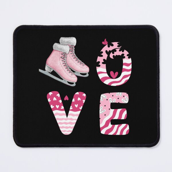Item preview, Love Figure Skating in Pink designed and sold by ElLocoMus.