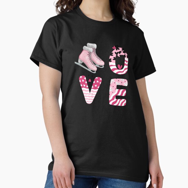 Item preview, Love Figure Skating in Pink designed and sold by ElLocoMus.