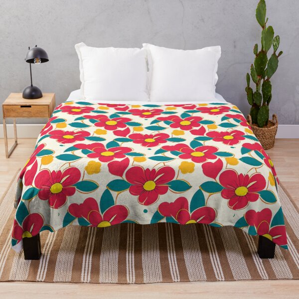Artikelvorschau, Retro Blumen Muster   entworfen und verkauft von homestylemarket.