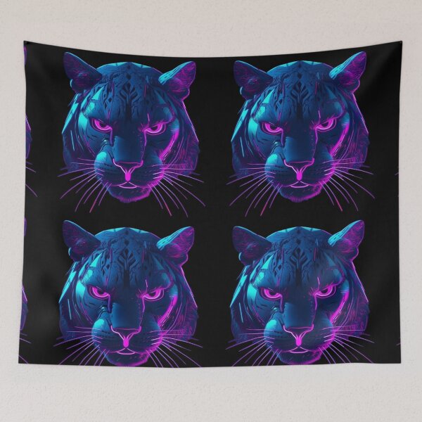 Item preview, Cyber Tiger Head designed and sold by ArtisShops.