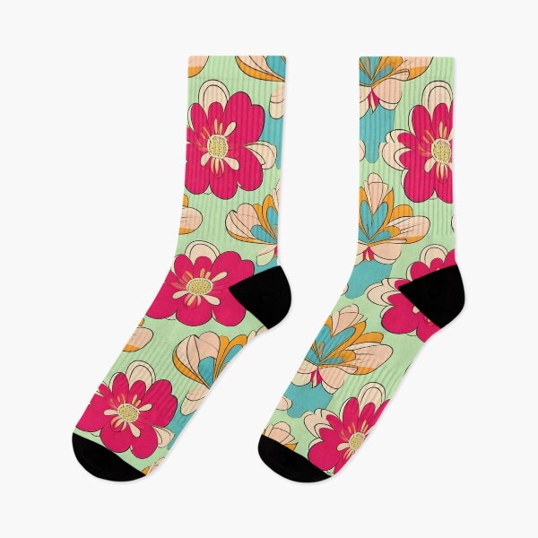 Artikelvorschau, Retro Blumen Muster   entworfen und verkauft von homestylemarket.