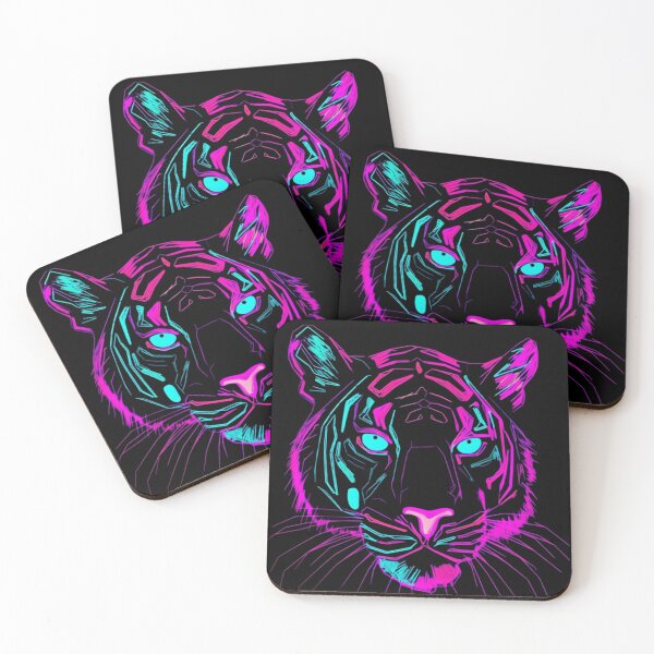 Item preview, Cyber Tiger Head designed and sold by ArtisShops.