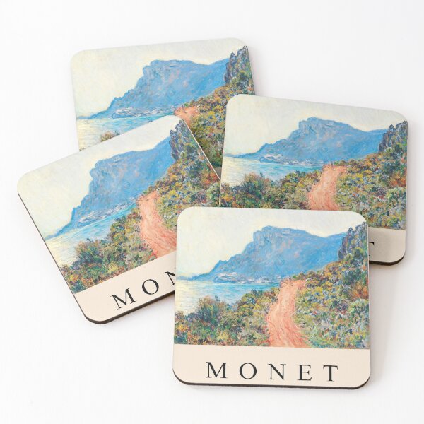 Item preview, Claude Monet The Corniche Near Monaco, Large Print Clothing, Phone Cases & Skins, Pillows & Totes, Scarves designed and sold by Suzana Djordjevic.