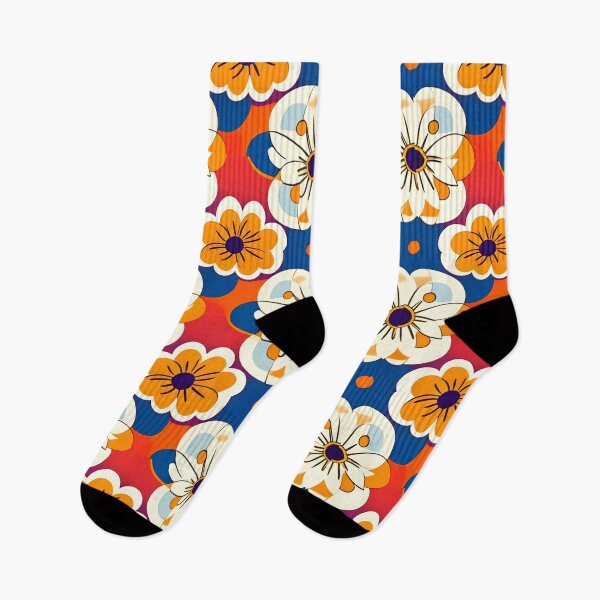 Artikelvorschau, Retro Blumen Muster   entworfen und verkauft von homestylemarket.