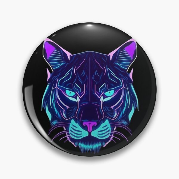 Item preview, Cyber Tiger Head designed and sold by ArtisShops.
