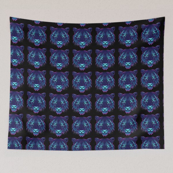 Item preview, Cyber Tiger Head designed and sold by ArtisShops.