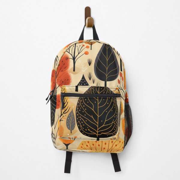 Item preview, Autumn trees abstract pattern designed and sold by SmileshareShop.