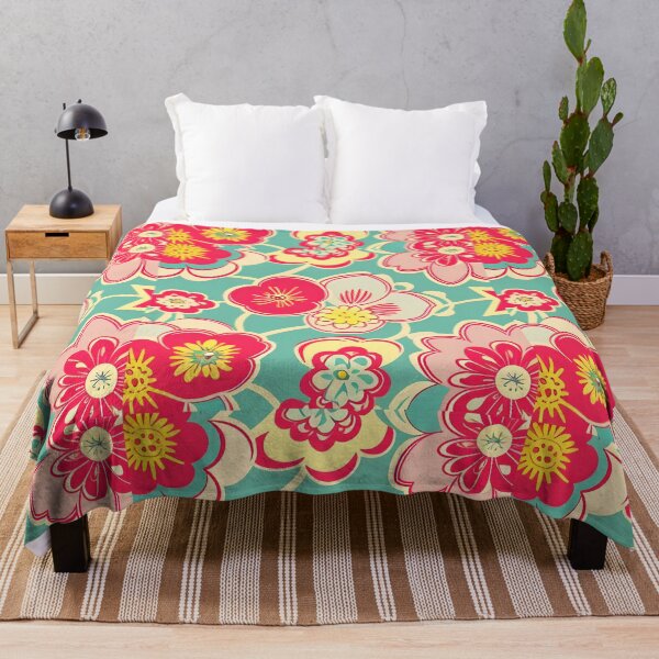 Artikelvorschau, Retro Blumen Muster   entworfen und verkauft von homestylemarket.
