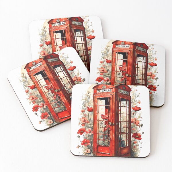 Item preview, Red Telephone Box designed and sold by Virtuadmin.