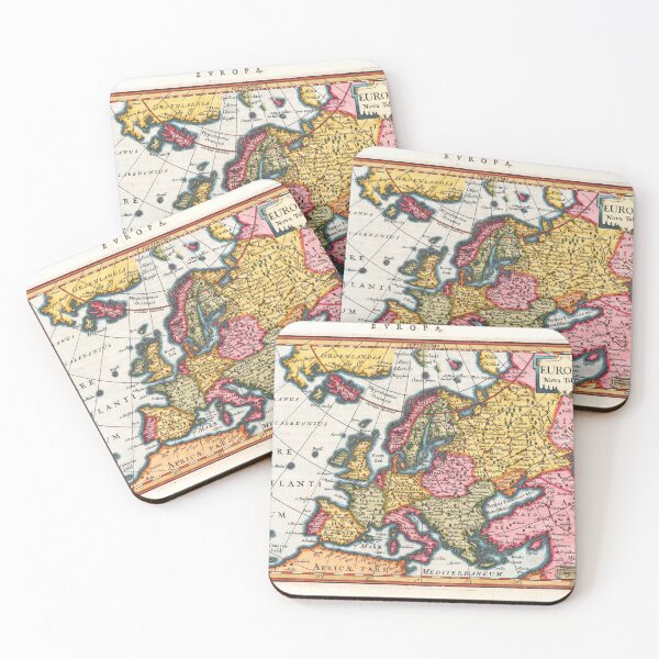 Item preview, map of Europe from 17th century designed and sold by Francespoppy.