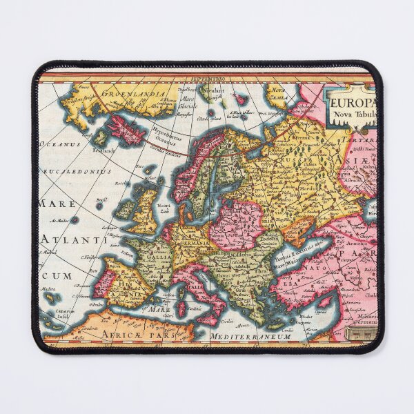 Item preview, map of Europe from 17th century designed and sold by Francespoppy.