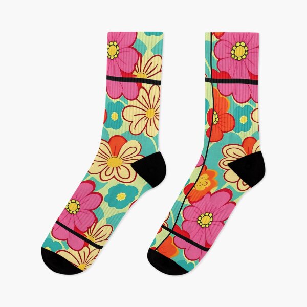 Artikelvorschau, Retro Blumen Muster   entworfen und verkauft von homestylemarket.