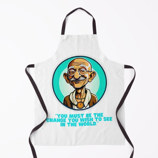 Item preview, Be the Change: Gandhi's Wisdom Illustrated Art designed and sold by ZenEvoke.