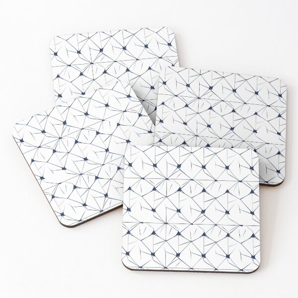 Item preview, Navy Blue Neural Net Geometric Pattern designed and sold by hesacoolkid.
