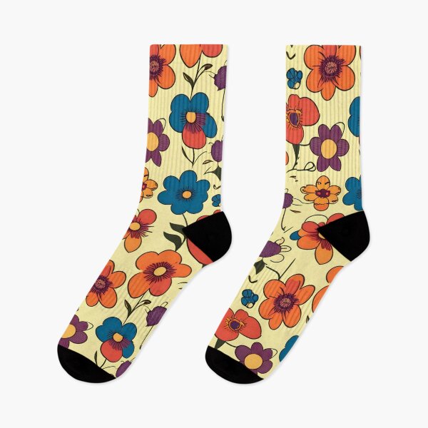 Artikelvorschau, Retro Blumen Muster   entworfen und verkauft von homestylemarket.