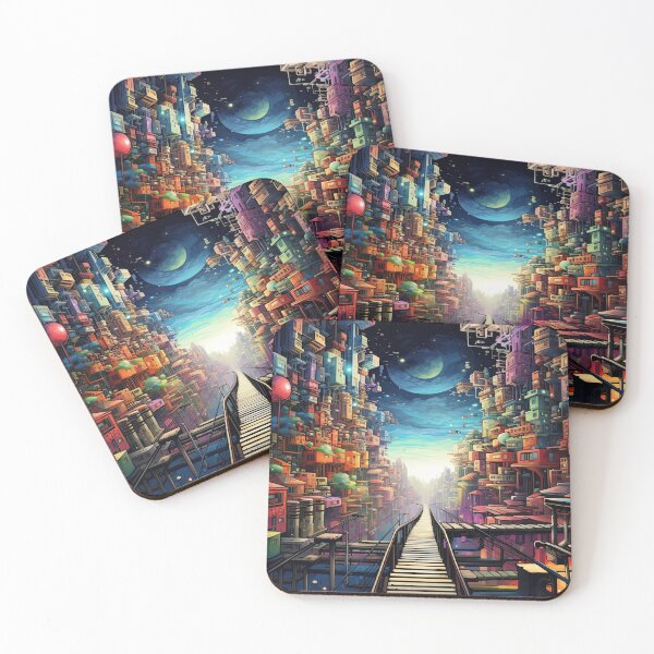Item preview, Trippy City - Electric Urban Euphoria designed and sold by brandway.
