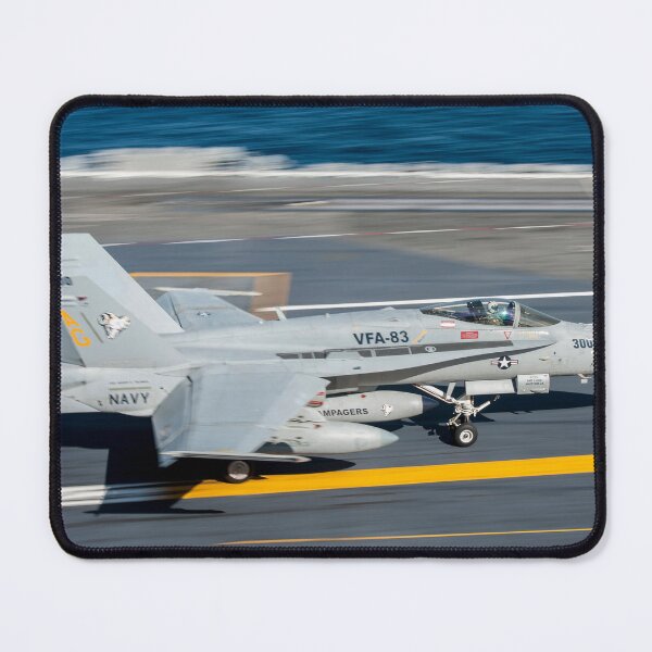 Item preview, STK109494M-An F/A-18C Hornet lands on the flight deck of USS Harry S. Truman. designed and sold by StocktrekImages.