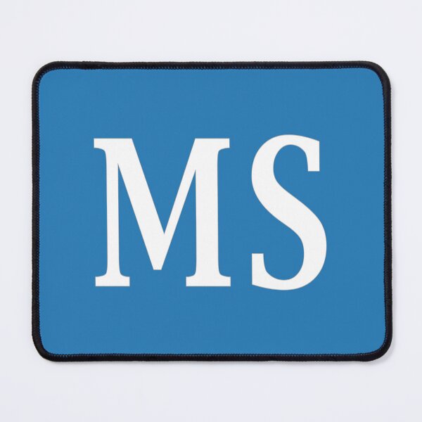 Item preview, MS Initials Monogram Elegant White Letters designed and sold by Jeallan Designs.