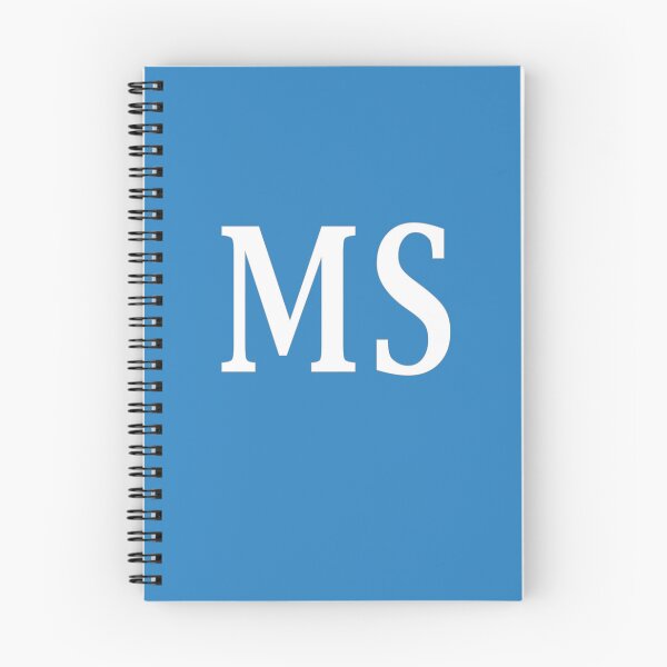 Item preview, MS Initials Monogram Elegant White Letters designed and sold by Jeallan Designs.