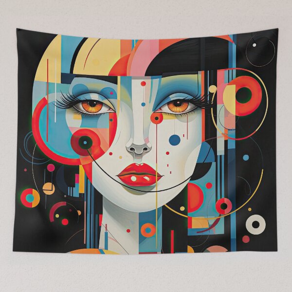 Item preview, Explore Simplistic & Minimalistic Japanese Geisha Portraits with a Majestic Touch designed and sold by ArtificialGenes.