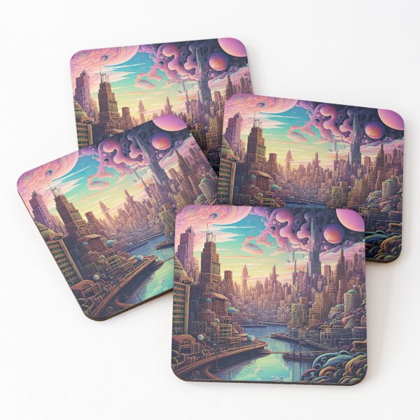 Item preview, Trippy City - Psychedelic Street Visions designed and sold by brandway.